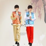 传统男士儿童韩服 朝鲜族民族演出服装舞蹈表演服影楼拍照韩国版