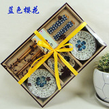 日式和风料理餐具套装手绘陶瓷味碟筷子礼盒创意婚庆礼品logo定制