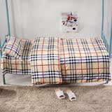 臻龙大学生宿舍1.2m床纯棉三件套单人被套床单枕套1.5m上下铺床品