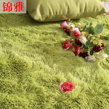 纯色加厚丝毛地毯简约现代客厅茶几卧室飘窗毯床边地毯满铺可定制