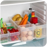 厨房餐具抽屉整理箱橱柜储藏框冷藏冰箱储物桌面收纳盒分隔内衣盒
