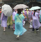 一次性雨衣 加厚户外雨衣登山徒步雨披男女士长款带帽雨衣旅游
