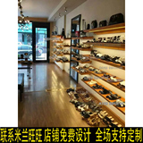 欧式复古鞋店鞋柜展示柜精品包包柜上墙鞋架货架展示架鞋子展示架