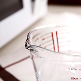 菲内克斯钢化玻璃量杯带刻度烘培500ml微波炉牛奶杯耐热1000ml