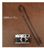 cam-in 真皮单反数码照相机背带 微单摄影肩带深啡色 cam2826