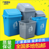 酒店客房垃圾桶 塑料方形无盖厨房卫生间工业户外小区灰色垃圾桶