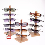 新品木质 眼镜展示架 眼镜展示道具 柜台单排眼睛展架 太阳镜架子