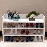 包邮特价组装简易鞋架实木防尘简约现代多层鞋柜客厅置物架可定做