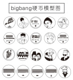 BIGBANG权志龙同款周边海报专辑写真官方礼物礼品纪念币亚舍