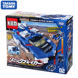 TOMY多美卡仿真超级蓝色警察02号车817062男孩儿童玩具汽车模型