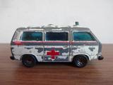 1987年老儿童铁皮玩具车 八十年代老救护车 老火柴盒车 古董车模