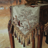 创意欧式北欧样板房中式茶桌桌旗 美式乡村餐桌装饰复古奢华出口