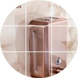 创意卫浴不锈钢皂液器给皂器 浴室洗手液瓶沐浴露盒 红古铜800ml