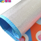 2cm整体式地垫3个月加厚双面儿童防潮折叠拼图游戏毯大富翁爬行垫