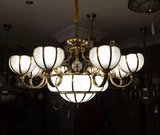 米罗全铜新中式客厅吊灯美式欧式中式古典餐厅卧室全铜纯铜焊锡