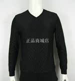 利郎男装2015秋季新款长袖T恤专柜正品支持验货5QTX9021S黑色