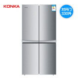Konka/康佳 BCD-330L4GY多门式冰箱对开门家用一级节能四门电冰箱