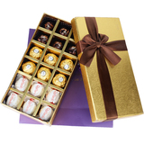 费列罗巧克力18粒礼盒七夕情人节 送女友送老婆巧克力礼零食包邮