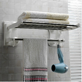 浴室架子 吸盘浴室置物架 马桶刷毛巾架吹风机架挂钩卫生间置物架