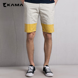 卡玛KAMA 夏季款男装 时尚工装中腰直筒休闲短裤男 2215211