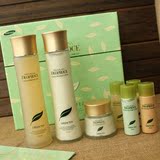 韩国化妆品护肤正品套装 三星DEOPROCE 绿茶三3件套盒 清爽保湿
