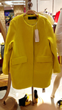 2014冬新款太平鸟女装专柜A1AA4420436正品代购圆领茧型大衣外套