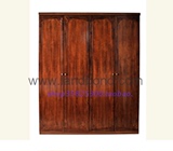 联邦家具正品 家家具奔月美式新中式纯实木四门衣柜 K07506KA
