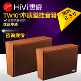 Hivi/惠威TW101 10W木质壁挂音箱 公共广播系统喇叭 教室挂壁音响