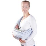 德国PAPA 弹力无环扣可调节婴儿背巾 背带 育儿巾 背袋西尔斯背巾