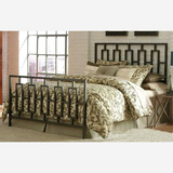 诺冠铁艺床现代简约双人床1.8米1.5米铁床铁架床结婚床定制1025