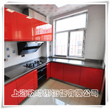 上海简约全不锈钢橱柜定制山西整体厨房厨柜定做欧琳娜不锈钢台面