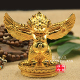 佛教用品 佛像鎏金/合金铜鎏金大鹏鸟，鲲鹏，大鹏金翅鸟 特价
