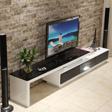 钢琴烤漆电视柜可伸缩1.8-2.6米电视柜大中小户型时尚电视柜组合