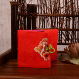 卡包 刺绣女士公交银行卡套多功能创意布艺大容量名片包 结婚礼物
