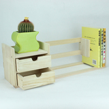 创意书架简易桌上书架组合创意桌面书架搁板置物架实木书柜收纳架