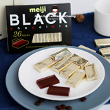 日本原装 Meiji明治至尊纯黑钢琴巧克力 26枚