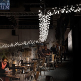 后现代展厅萤火虫灯客厅餐厅moooi树枝叶子创意艺术设计师吊灯
