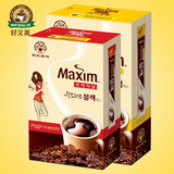 韩国原装进口 麦馨黑咖啡 原味摩卡纯咖啡组合 2盒 40包