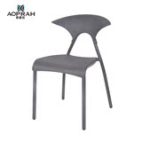 奥普拉创意塑料椅子 洽谈椅个性椅子 大师设计现代椅时尚简约餐椅