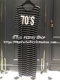 moco 专柜正品代购2016夏新款条纹连衣裙MA162SKT25 999