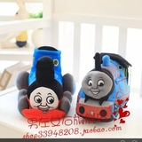 正品 可爱托马斯小火车头玩具玩偶 Thomas卡通毛绒公仔靠垫抱枕
