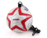 STAR世达足球专业11人制比赛用5号足球手缝PU头顶练习球 防水耐磨