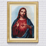 5D钻石画满钻十字绣新款客厅天主教基督教耶稣圣母像贴钻神圣的心
