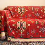 安邸家居 几何创意地毯客厅咖啡厅块毯美式个性民族风格外贸地毯