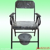 高档黑坐便椅子靠背老人孕妇带盆专用坐厕器座便器可折叠