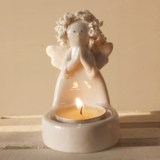 欧式浪漫餐桌装饰品家居蜡烛台创意复古烛台天使摆件闺蜜生日礼物