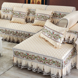 夜金鱼夏季沙发垫布艺简约现代欧式沙发套罩巾客厅组合坐垫四季用