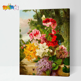 【佳彩天颜】 diy数字油画 客厅风景卧室大幅手绘装饰画 花卉精品