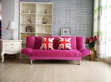 经济型组装中密度泡沫海绵木简约现代是沙发套不可拆换折叠沙发床