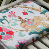 〈桃〉手工DIY布料环保印花全棉帆布沙发桌布 美猴王国 幅240cm